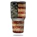 MightySkins Protective Vinyl Skin Decal for YETI 30 oz Rambler Tumbler wrap Cover Sticker Skins Vintage Flag