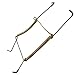 Xinlinke Lot5 10-Inch Large Invisible Plate Wire Hanger Wall Holders with Protective Rubber Cover for 9