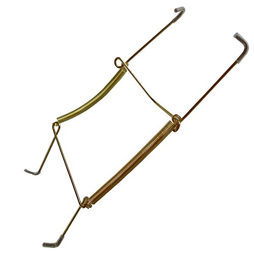 Xinlinke Lot5 8-Inch Medium Invisible Plate Wire Hanger Wall Holders with Protective Rubber Cover for 7.5" to 9.5" Decorative Tray