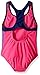 Speedo Girl's Swimsuit One Piece Mesh Splice Thick Strap