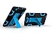 LG G Pad X 8.0 / G Pad III 8.0 Case, [Kickstand] 3 in 1 Hybrid Shockproof Impact Resistant Armor Defender Protection Cover for LG G Pad X 8.0 V521 / G Pad 3 8.0 V525 Tablet 2016 Version (black+blue)