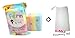 Rainbow Bar Soap + Bubble Foaming Net | Thailand-Style Mixed Color Soap that Lightens Skin & Reduces Dark Spots + Bonus Soap Net Included