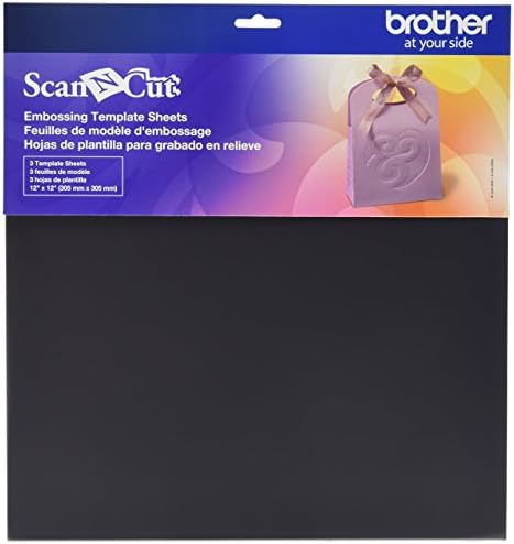 BrotherEmbossing Template Sheet, Metal Paper
