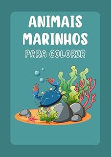 Livro ANIMAIS MARINHOS - PARA COLORIR