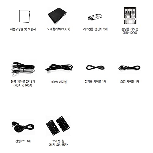 TJ A2 Karaoke Machine System 21.5" Touch Screen + TMW 100 Wireless Mic