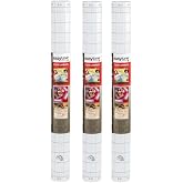 EasyLiner Clear Adhesive Shelf Liner for Cabinets, Cupboards &amp; Protective Covering - Peel and Stick Shelf Liner Easy to Cut &amp; Fit - Self- Adhesive &amp; Removable - 18" x 24 Feet - 4 Rolls