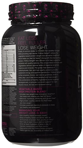 FitMiss Delight Protein Powder, Healthy Nutritional Shake for Women, Whey Protein, Fruits, Vegetables and Digestive Enzymes, Support Weight Loss and Lean Muscle Mass, Cappuccino, 2 Pound