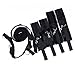 Quiote Bed Restraints Bondage, Cuff Bondage Kit Set Handcuffs Strap Sex Toys with Adjustable Soft Hand & Leg Cuffs Fetish Kit Hand Ankle Couple Sex Game (Black)