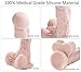7.2 Inches Realistic Dildo - Bombex Ultra-Soft Silicone Dildo with Strong Suction Cup for Hands-Free Play, Life-Like Huge Dildo Toys for Women