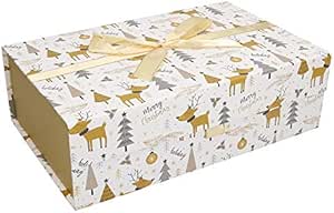 EUROCINSA Caja de Regalo con iman de Motivos navideños Color ...