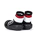 iEndyCn Not-slip Socks Boots Floral Baby Socks With Soft Soles For Children Cotton (About 14 cm, black)