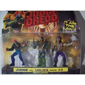 Mega Heroes Judge Dredd Judge vs Uglies Pack #3 Action Figure 3-Pack