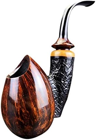 たばこパイプ ブライヤー手作りパイプ ホルダー付き喫煙パイプ 喫煙具 喫煙アクセサリー B07v7j6y ボーナス木製パイプケース おもちゃ ビジネスギフトハイエンド品質 B07v7j6y