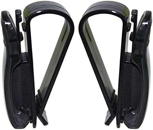 Car Glasses Holder, Glasses Holder for Car Sun Visor, Car Glasses Cases,Sunglasses Holder Clip Hanger Eyeglasses Mount2pcs (black)