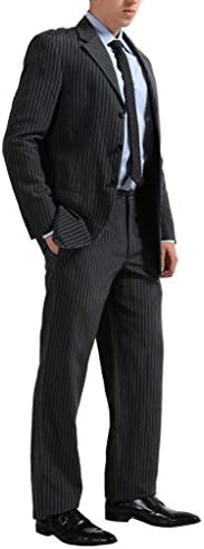 Armani Collezioni Men's Three Button Silk Linen Suit