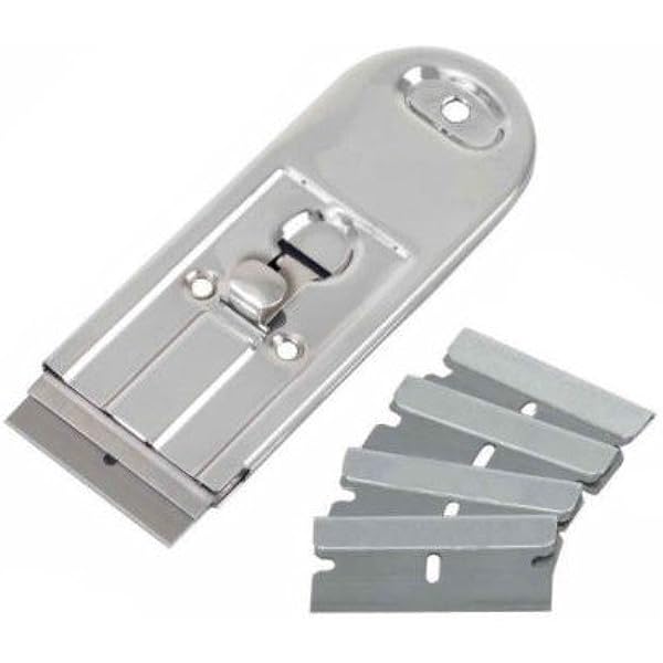 Tools Workshop Equipment Putty Knives Scrapers Glass Paint Safety Scraper 5 Razor Blades Single Edge Hand Tools