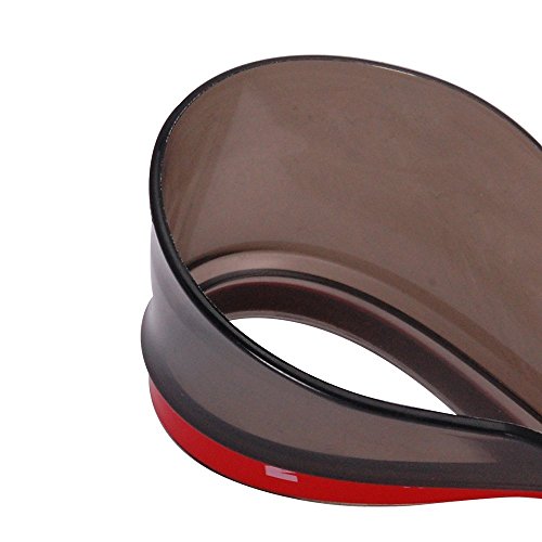 ZYHW Pair Smoke Flexible PVC Plastic Rear View Side Mirror Sun Visor Shade Rain Shield Board Universal For Car Truck