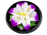 Soap House® Thai Hand-carved Soap Flower, Scented Soap Carving, Orchid in Boxes Painted Sphere Case#6