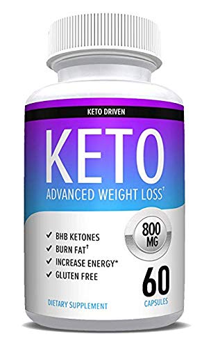 Keto Pills from Shark Tank - Weight Loss Supplements to Burn Fat Fast - Boost Energy and Metabolism - Best Ketosis Supplement for Women and Men - Nature Driven - 60 Capsules