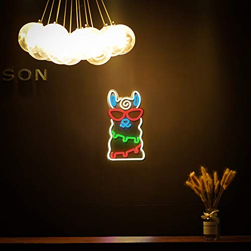 LED-Alpaca-Neon-Light-Festival-Wall-Neon-Sign-Art-Decor-Light-for-Christmas-Home-Decoration-Bedroom-Lounge-Office-Wedding-Christmas-Valentines-Day-Party-Operated-by-USB