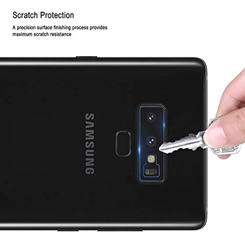 Casetego Compatible Note 9 Camera Lens Protector, [3 Pack] Ultra Thin Transparent Clear Camera Tempered Glass Protector, High Definition Camera Lens Protector for Samsung Galaxy Note 9(3 Pieces)