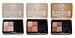 Blush With Me Blusher Cubes by W7 - Set of 3 Blush, Bronzer, Highlighter and Contour Pressed Powder Palettes - A Gorgeous Spectrum of Pink, Peach and Bronzed Shades with Soft Makeup Applicator Brushes