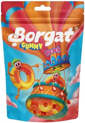Borgat Gummy Ring Shape Peach Gummies Bag 80 g price in Saudi Arabia ...