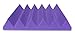 Soundproofing Acoustic Studio Foam - Purple Color - Wedge Style Panels 12”x12”x2” Tiles - 4 Pack