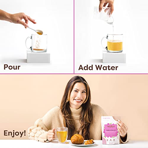 Waka Quality Instant Tea — No Sugar Added & Unsweetened Raspberry