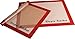 Silicon Mat for Baking and Cooking (2 Pack, Red)