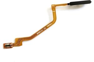 YESUN Menu Return Key Touch Home Button Fingerprint Sensor Flex Cable Ribbon for Xiaomi Poco X3 NFC X3 Pro X3 (Black)