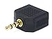 Monoprice 107204 3.5mm Stereo Plug to 2 x 3.5mm Stereo Jack Splitter Adaptor, Gold Plated (3 Pack) primary