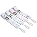 Liname Pacifier Clip for Girls - 4 Pack - Premium Quality & Modern 2-Sided Design - Pacifier Clips Fit all Pacifiers & Soothers - Perfect Baby Shower Gift