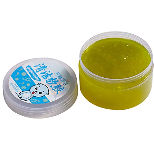 vmree Magic Super Soft Sticky Dust Cleaning Gel Gum Computer Car PC Laptop Keyboard Universal Dust Cleaner (Yellow)