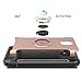 Samsung Galaxy J7 Refine Case,J7 2018,J7 Star,J7 Aura,J7 Aero,Galaxy J7 Top,J7 Crown,J7 Eon Case,GETE 360 Degree Rotating Ring Holder Kickstand Protective Cover (Rose Gold)