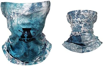 BT Outdoors A Game Blue Camo Face Mask Neck Gator
