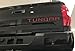 BDTrims Toyota Tundra 2014-2019 Tailgate Insert Letters ABS Plastic (Red)
