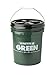Indoor Big Green Compost Bucket, Bin, Holds 5 Gallons