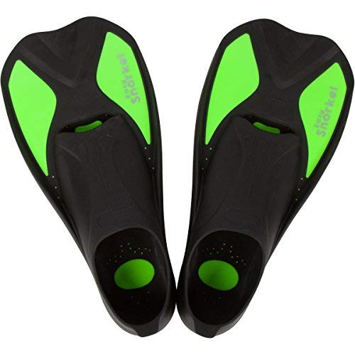 Easy Snorkel Short Blade Snorkeling Swim Fins for Adults Snorkel Fins