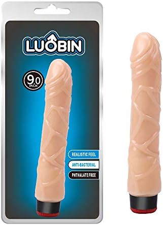 Smklcm 8.66 Inch Multi-Speed Vibrations Waterproof Personal Pleasant Toy Smklcm (Color : Beige)