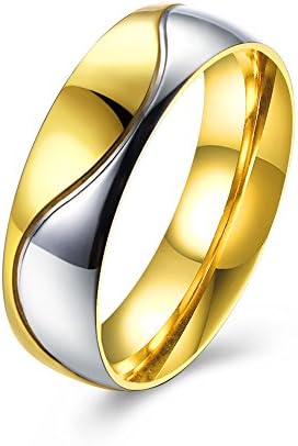 Fashion Men Charms Jewelry Gold Plated Romantic Circular Statement Rings