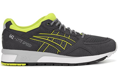 ASICS GEL Lyte Speed Retro Running Shoe, Dark Grey/Dark Grey, 8.5 M US