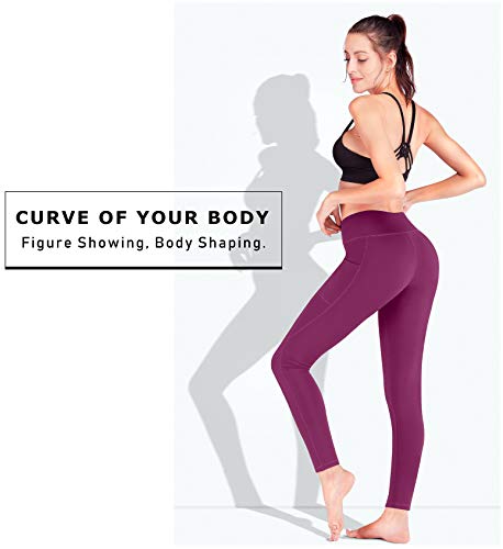 image for Heathyoga Yoga Pants High Waist Leggings for Workout Running & Yoga, S