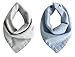 Little Bot Muslin Reversible Bandana Bib. 4 Pack, 100% Cotton.