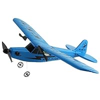 Jinjin Gliders Remote Control Helicopter, Top Remote Control Airplane, RC Glider Plane Remote Control Airplane Control Aircraft (Blue)