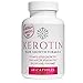 Kerotin Hair Growth Vitamins for Natural Longer, Stronger, Healthier Hair - Enriched with Biotin, Vitamin B, Folic Acid - Promotes Frizz-Free, Keratin Rich Hair for All Hair Types - 60 Capsules