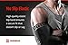 MudGear Padded Arm Sleeves, Compression Elbow Protection with Non-Slip Sweat-Resistant Design for OCR, Baseball, Football, Ideal for Men, Women and Youth, XL, Black/Gray