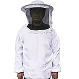 BESTOPE® Professional Beekeeping Jacket Veil Bee Protecting Suit Smock Dress Equipment (Beekeeping Suits)