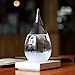 TOPFEE Office Crafts Mother's Day Gift Droplet Desktop Storn Glass Home Decor Weather Bottle Forecast Bottle Barometer