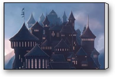Global Artwork Printed,Hogwarts Harry Potter Canvas Prints ,Wall Art for Living Room Home Decor Stretched Ready to Hang (18 X 12 Inch)